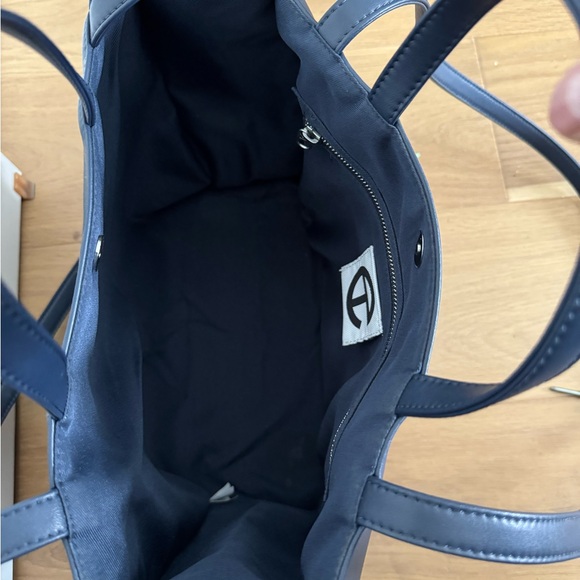 Navy Blue Telfar Medium Shopping Bag - Picture 3 of 3